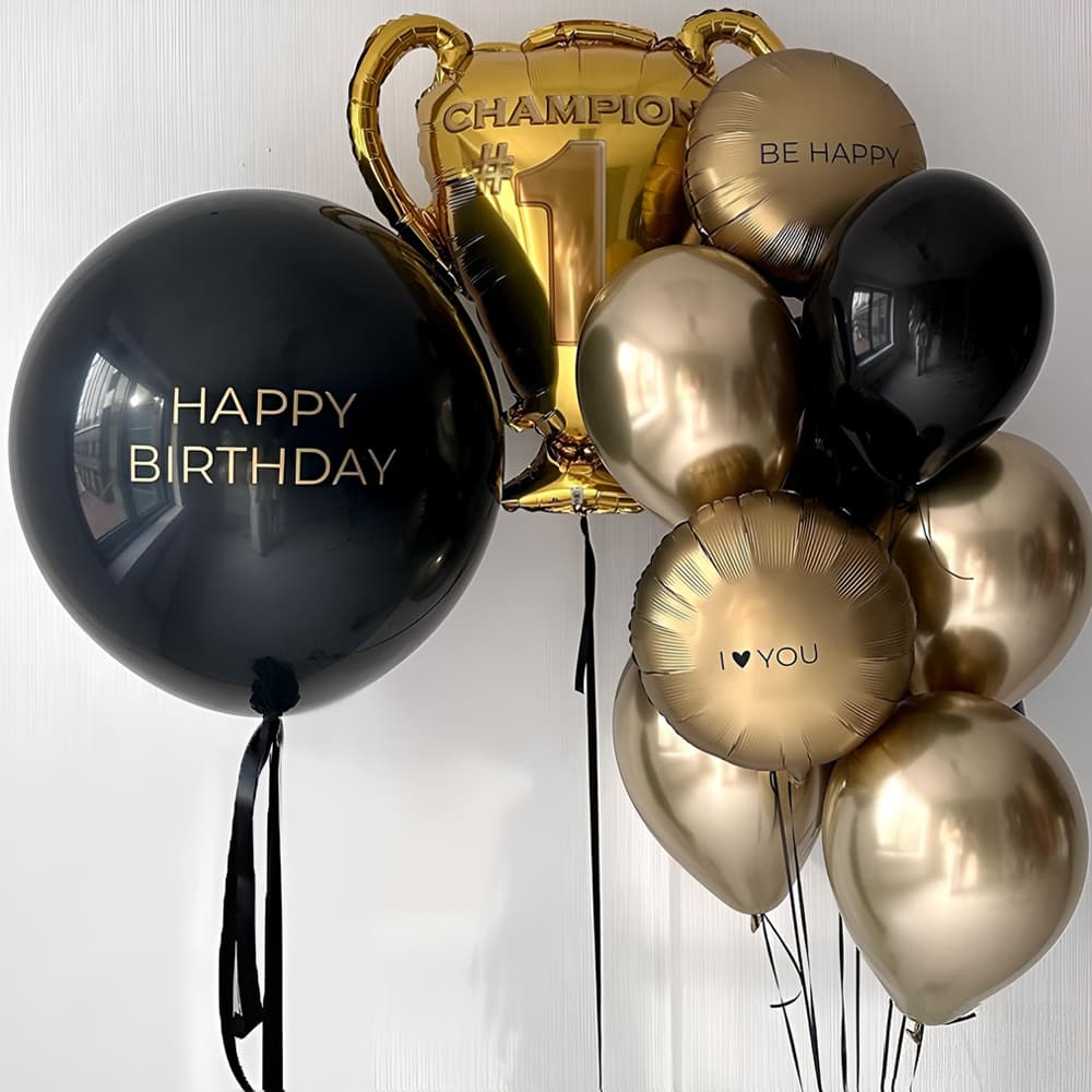 Кульки з гелієм ЧЕМПІОН