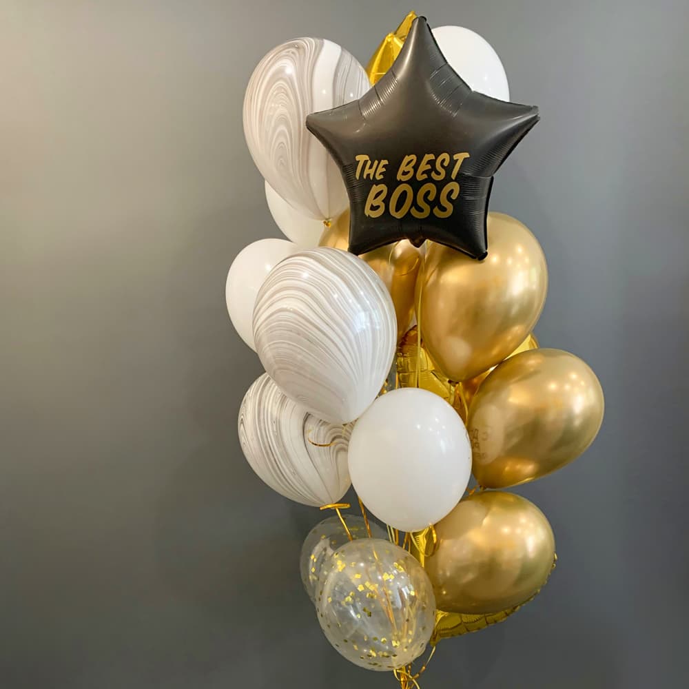 Повітряні кульки для боса THE BEST BOSS