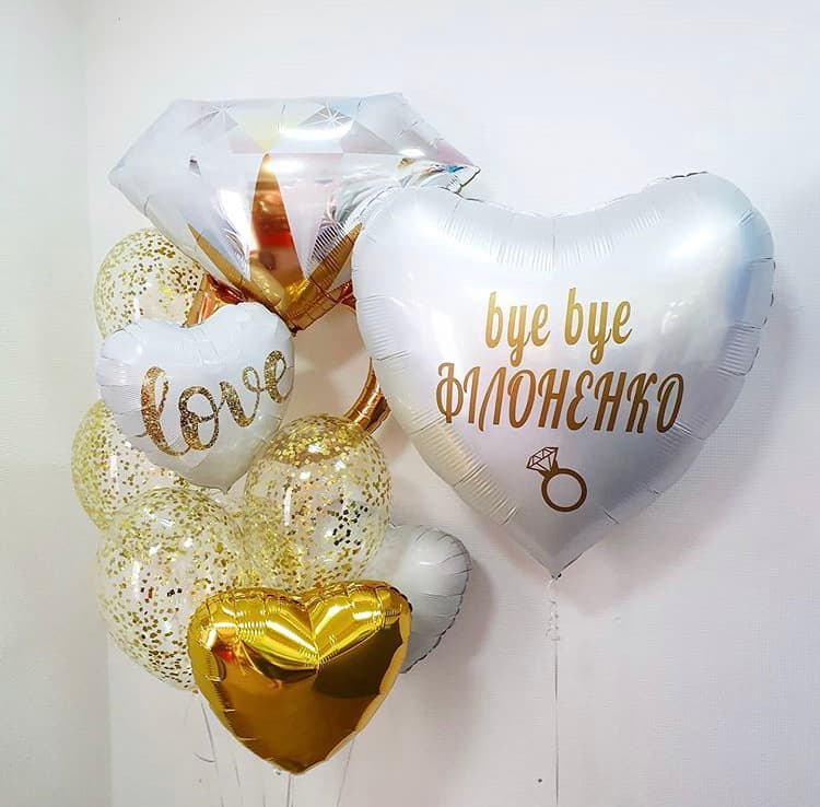 Кульки на вечірку нареченої