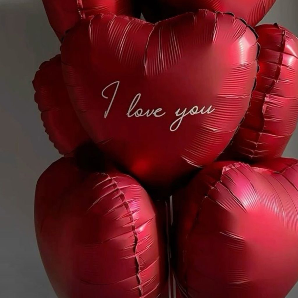 Гелеві кульки сердечки КОХАЮ