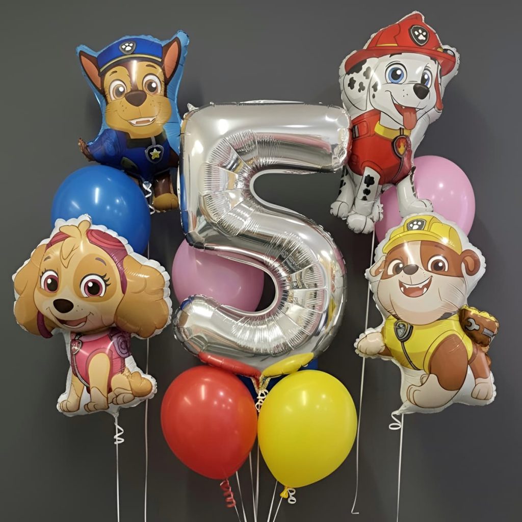Кульки на день народження дитині Щенячий Патруль
