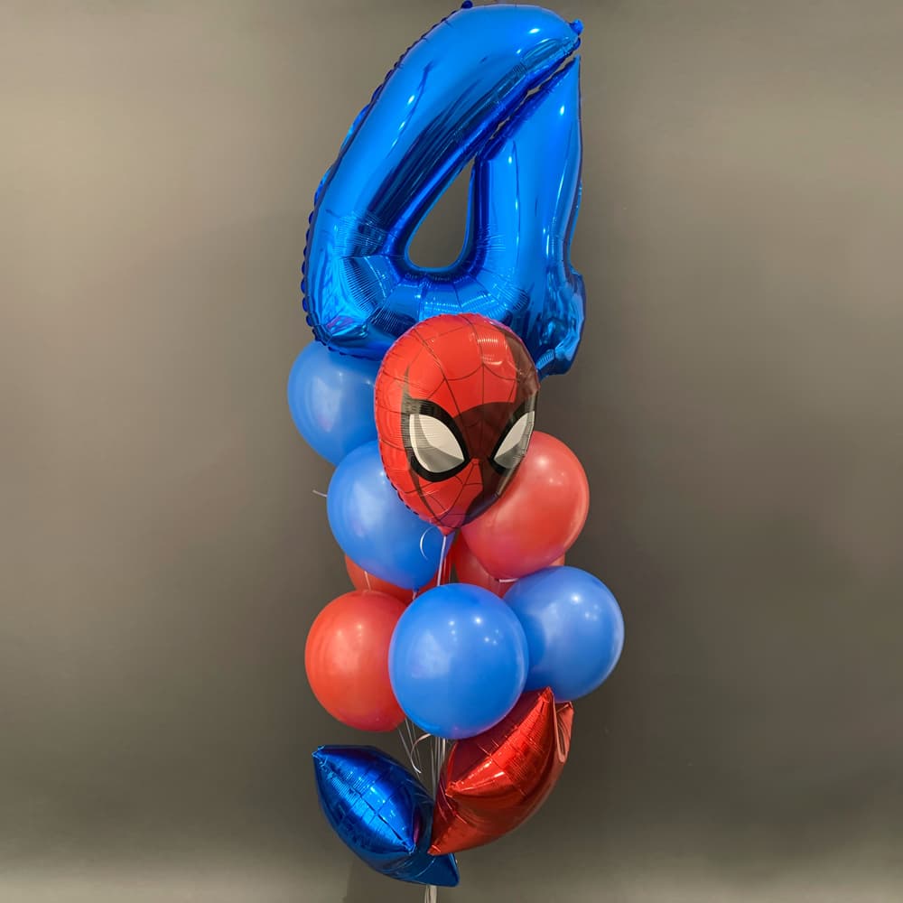 Шарики с гелием для мальчика Spider-Man