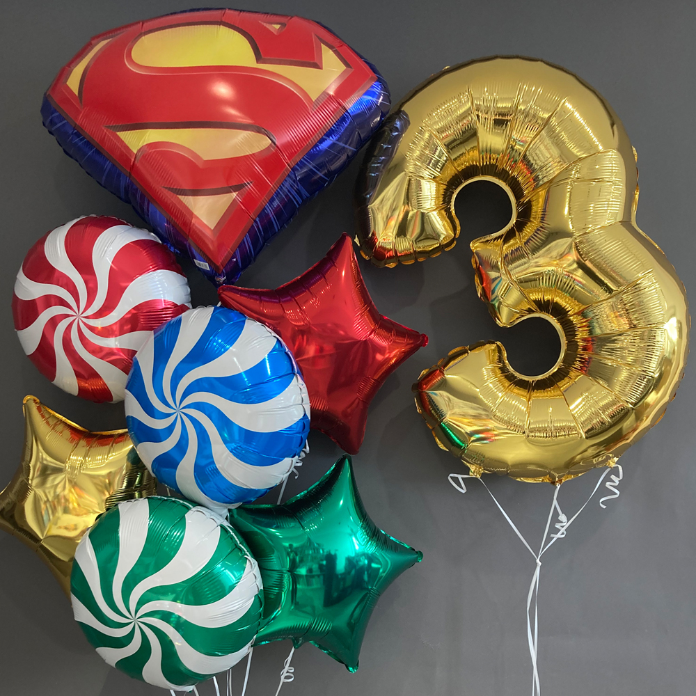 Шарики с гелием Супермен