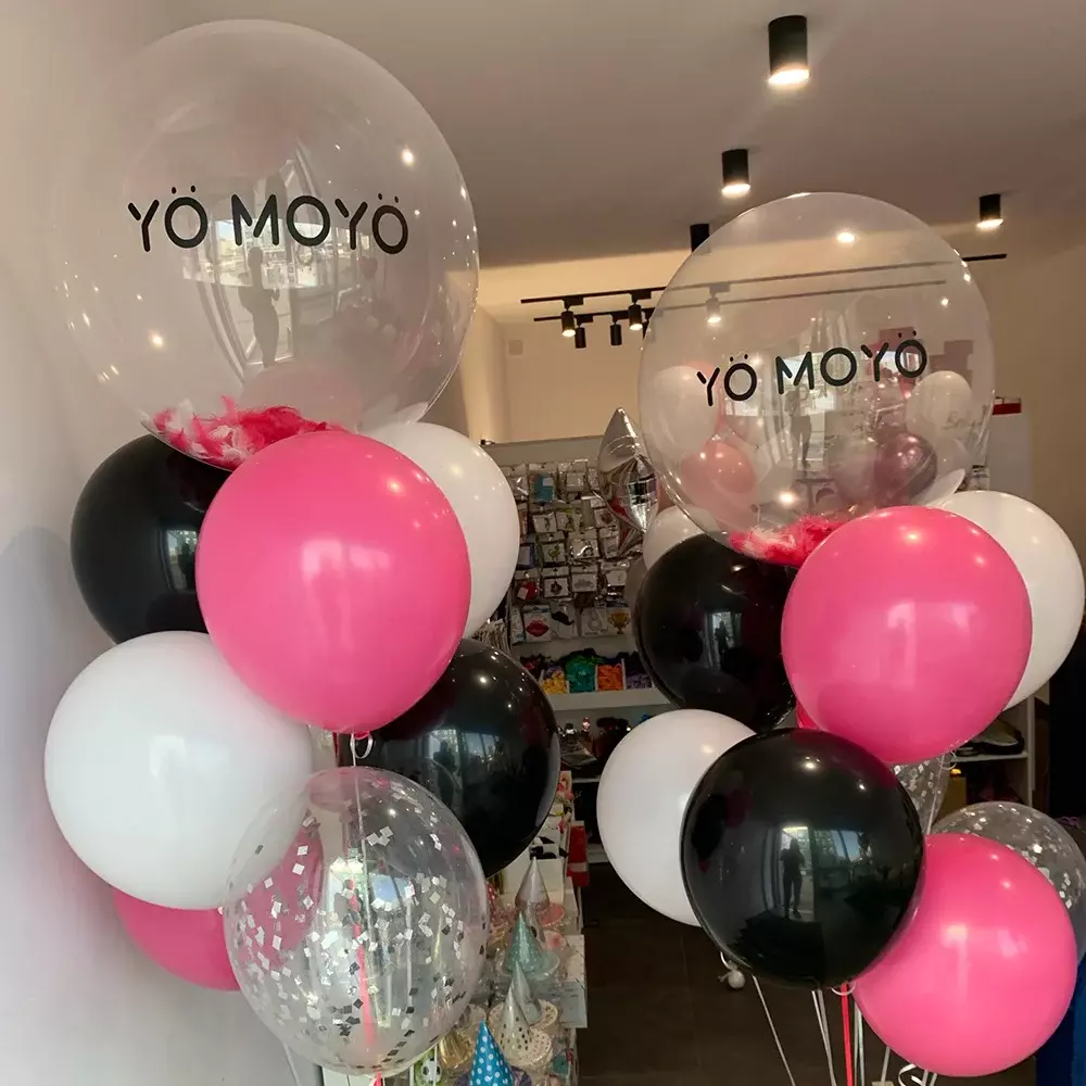 Шарики для оформления магазина