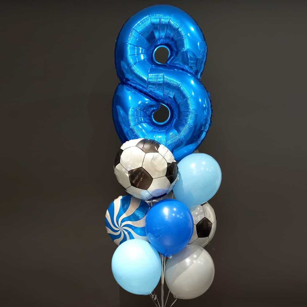 Кульки на день народження для хлопчика футболіста