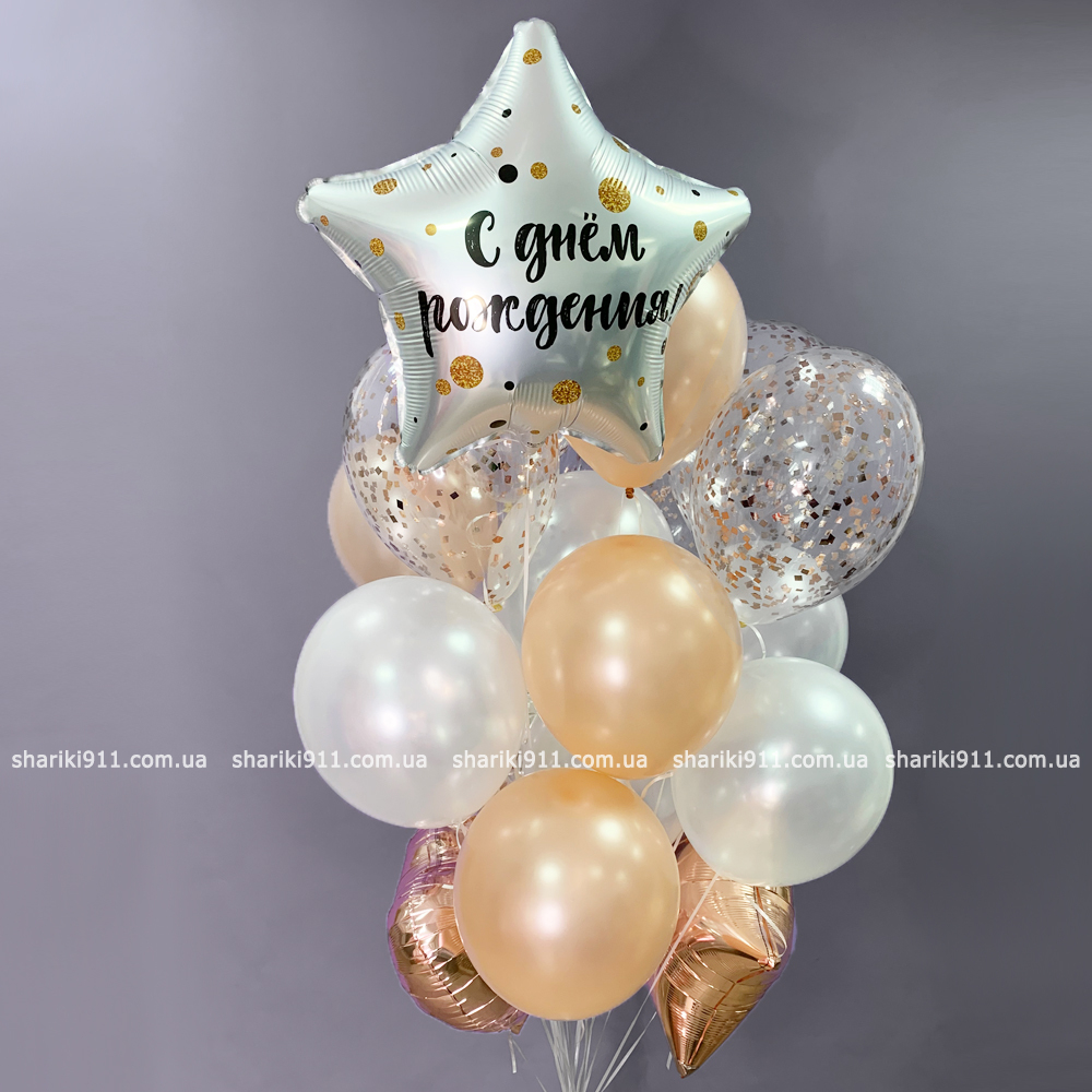 Повітряні кульки на день народження