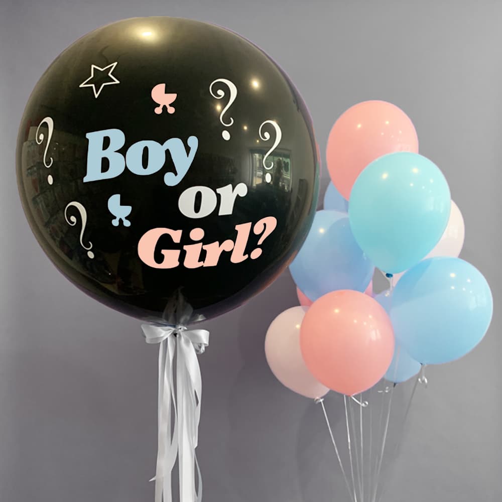 Кульки на вечірку з приводу визначення статі дитини
