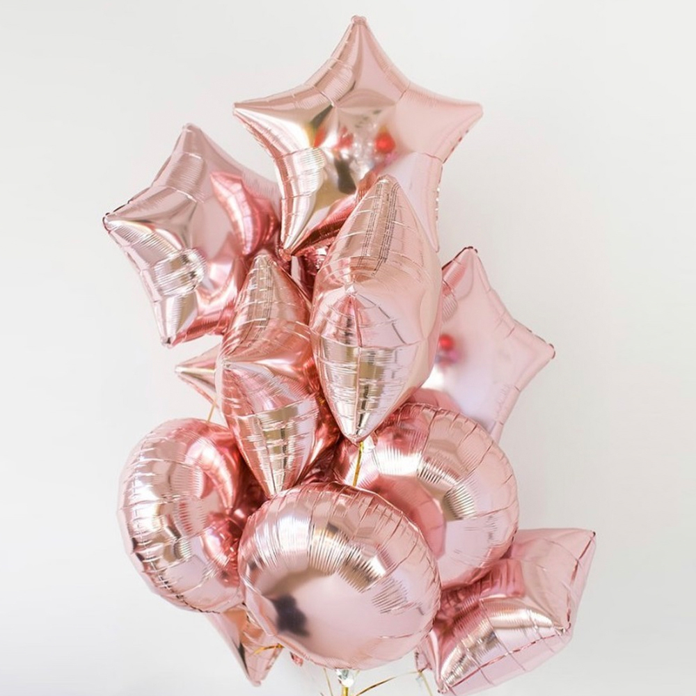 Кульки рожеве золото для дівчини