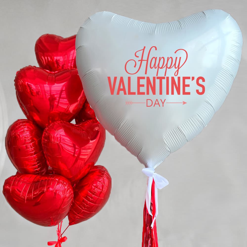 Гелієві кульки Happy Valentine’s Day