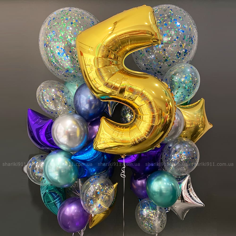 Хромовані повітряні кульки