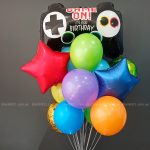 Яскраві кульки на день народження для фаната ігор «Game On»