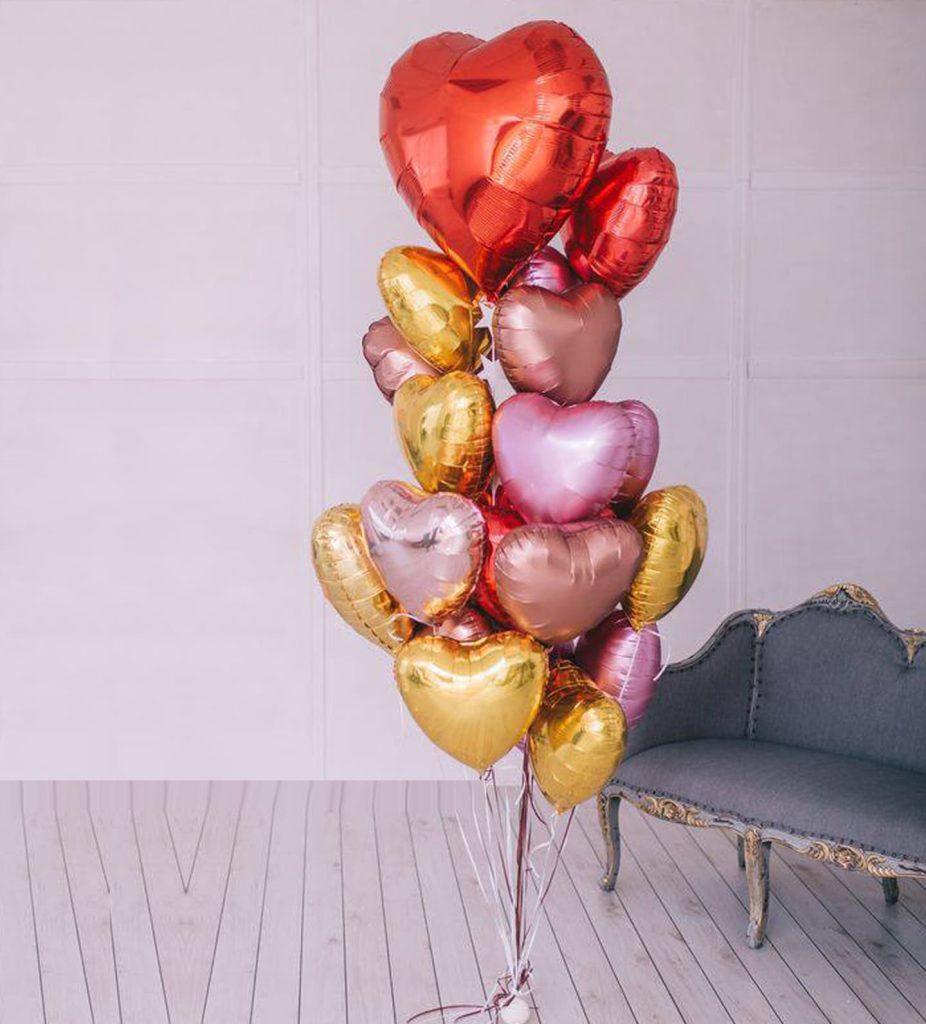 WOW-сюрприз для любимой – шарики в форме сердца