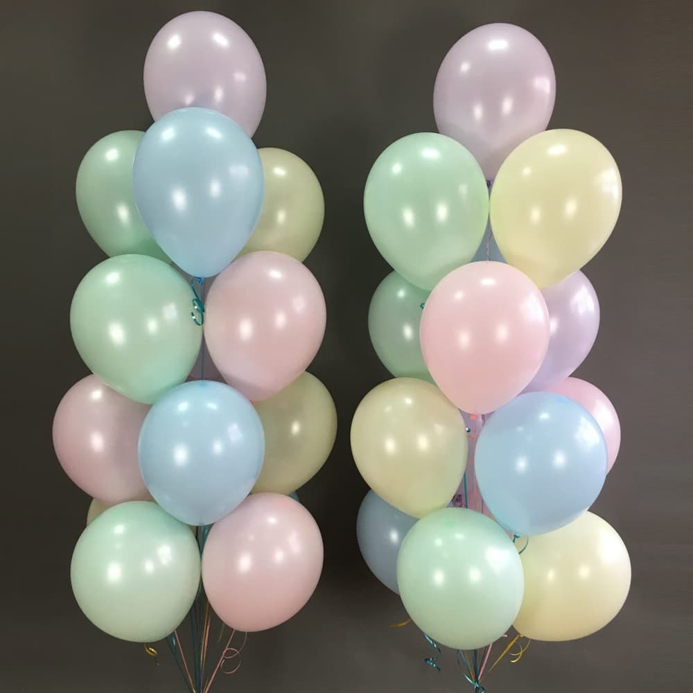 Гелеві кульки ніжних, пастельних кольорів