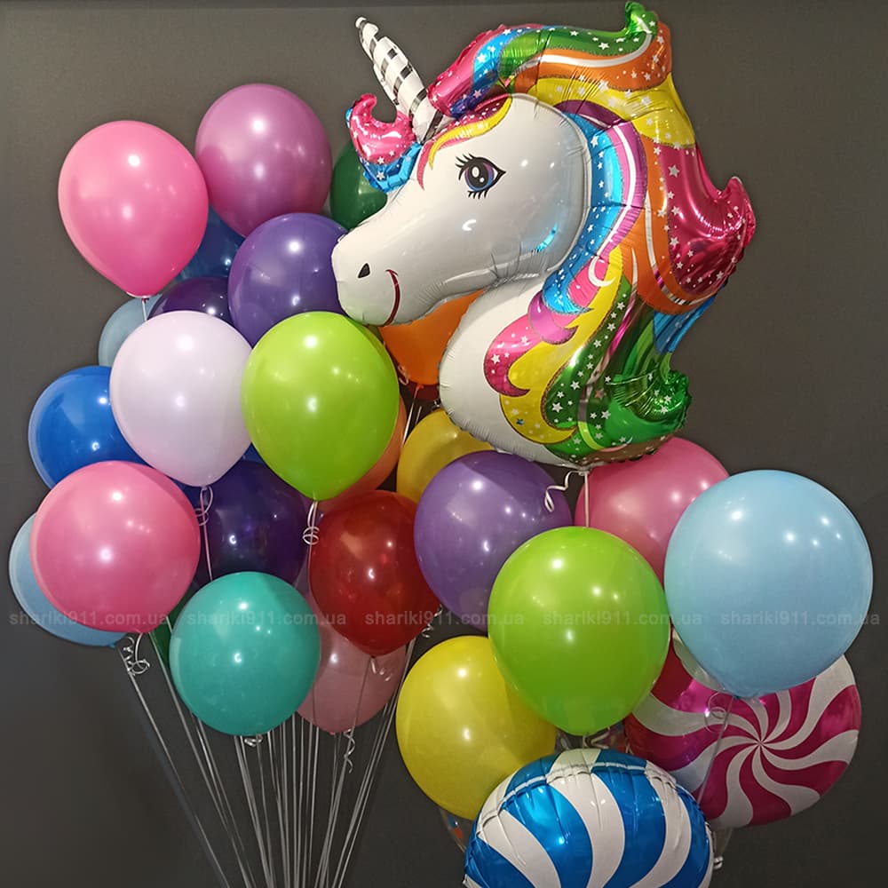 Повітряні кульки Магічний Єдиноріг