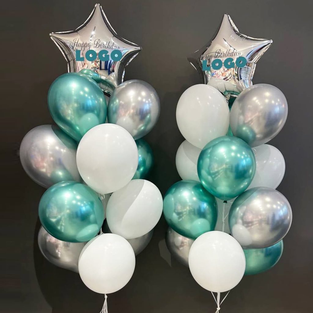 Кульки з логотипом або індивідуальним написом компанії