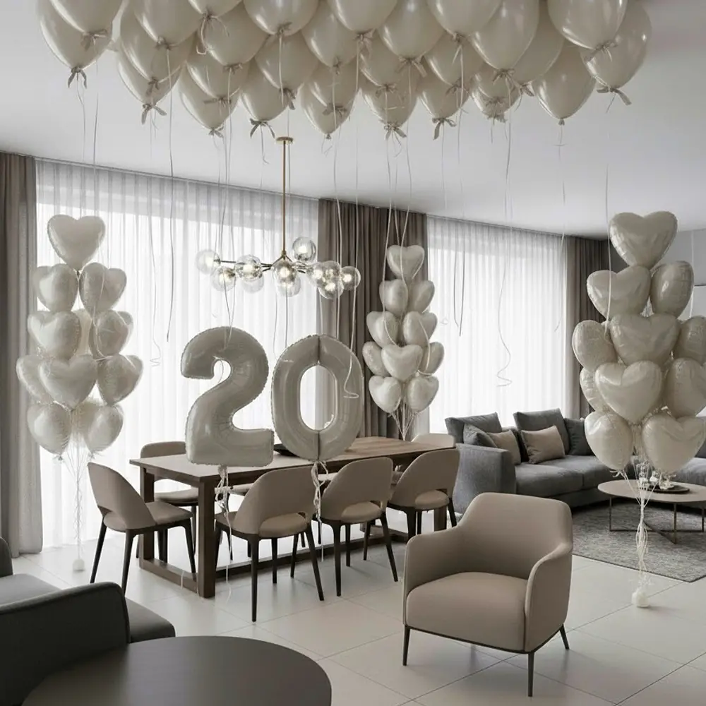 Тренди у святковому декорі: що модно в гелієвих кульках – 2025