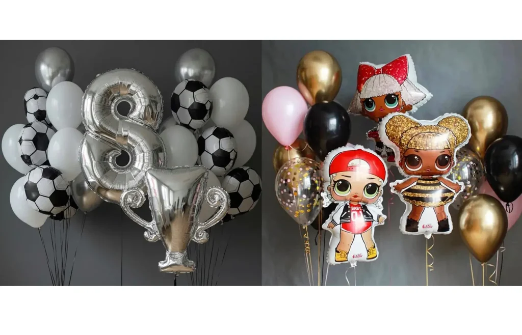 Які кульки краще вибрати для дня народження дівчинки або хлопчика?