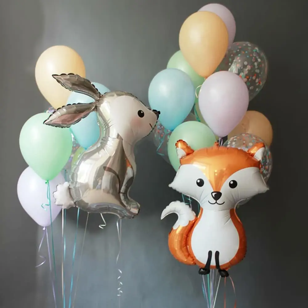 кульки фігурки лісових звірят