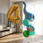 Кульки на день народження готовий набір «Dino Party»